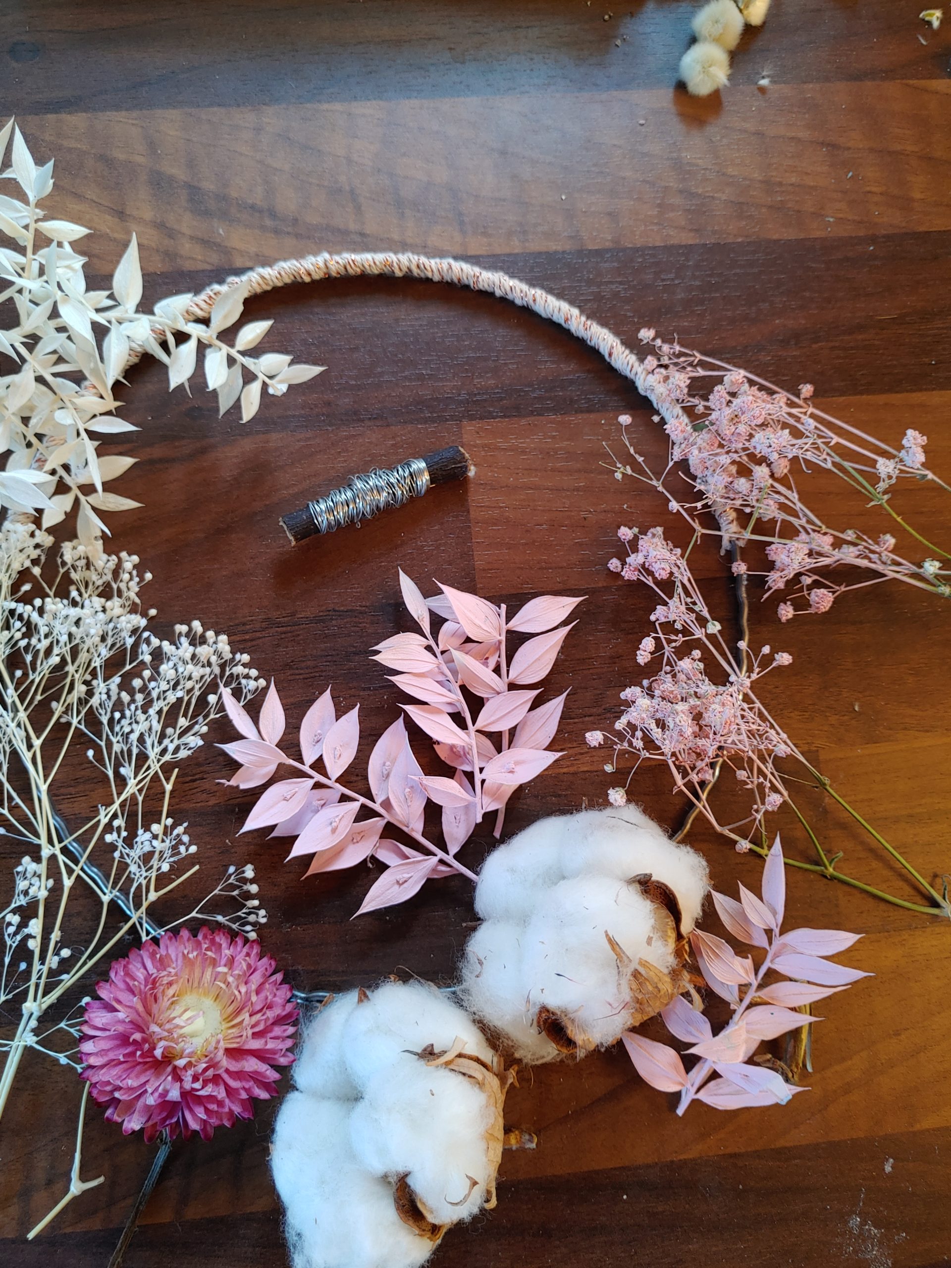 DIY Set Trockenblumenkranz Trockenkränze und mehr